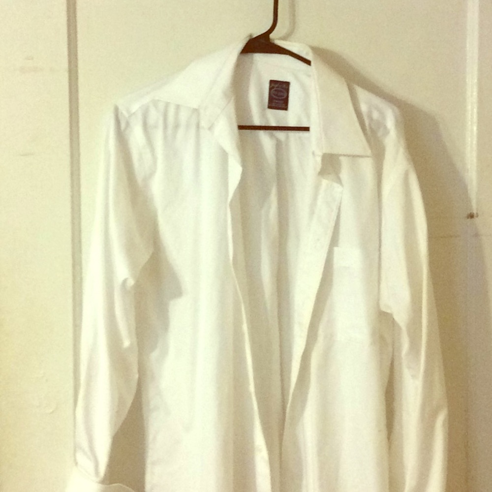 White dressshirt French cuffs